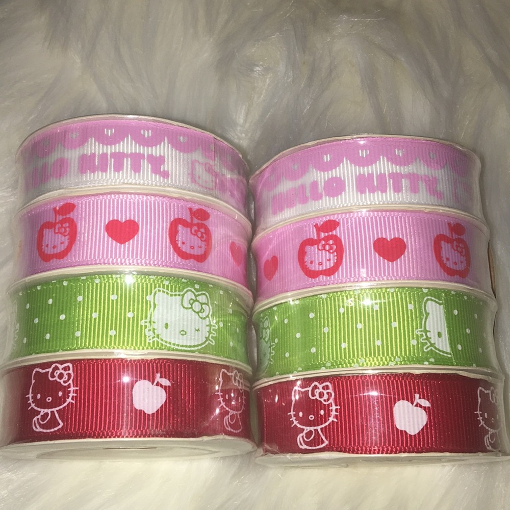 4 for $25🌟 2 Hello Kitty ribbon rolls
